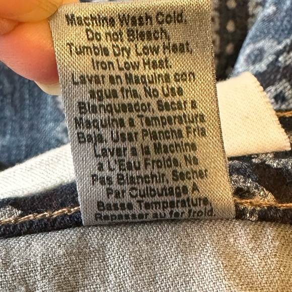 NWOT 💙 Current/Elliott stiletto bandana jeans - Size 30 - Picture 8 of 10